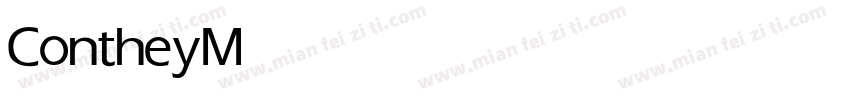 Conthey Medium字体转换